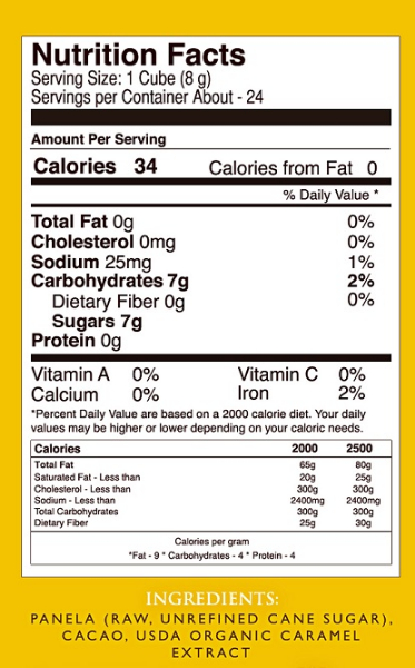 Caramel Hot Chocolate Nutrition Facts